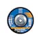 Pferd 7" x 5/8-11 Thd. POLIFAN Flap Disc - Z PSF EXTRA STEELOX, Zirconia, 40 Grit, Flat 60507 - alternate 3